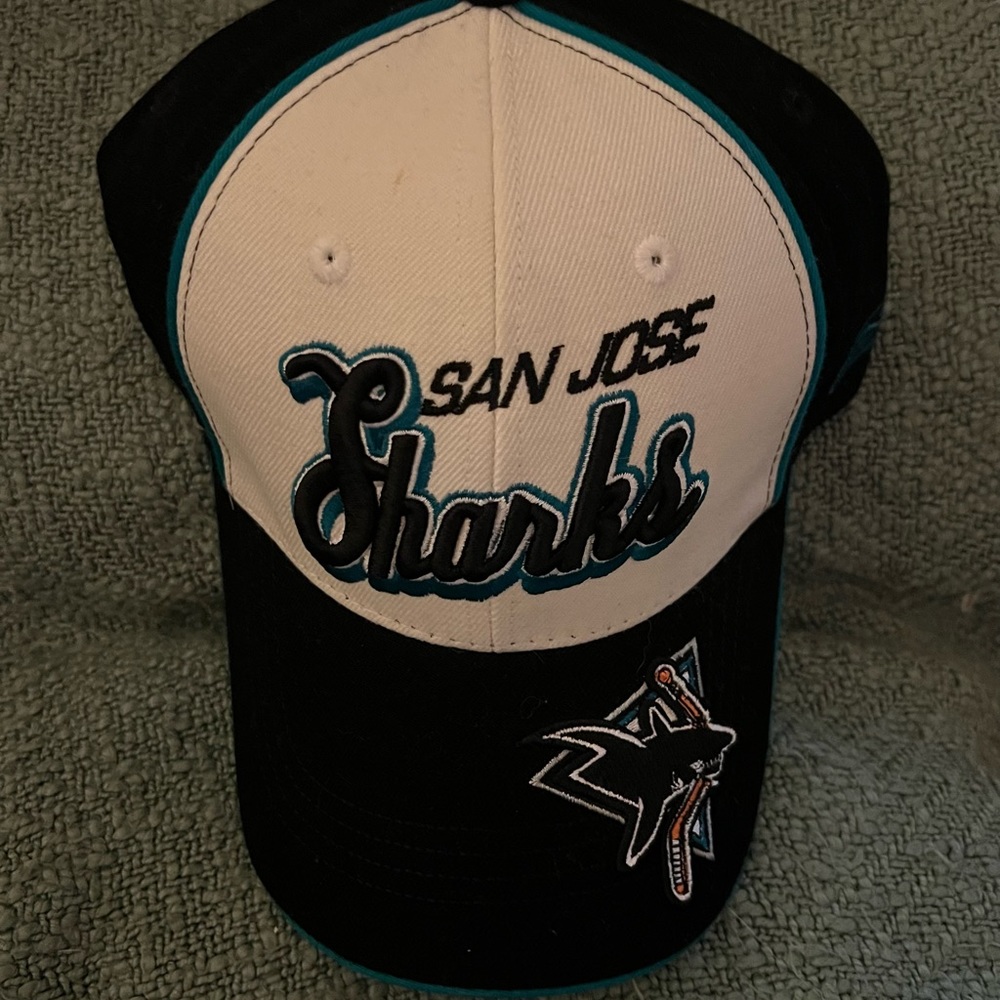 Vintage San Jose Sharks Reebok Hockey Hat
